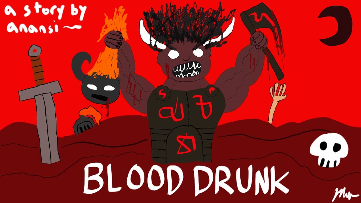 Blood Drunk, title card
